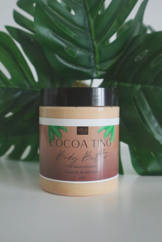 Cocoa Ting With Glitter Whipped Body Butter